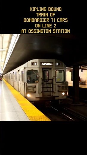 Bombardier T1 Line 2 Train @ Ossington Station #toronto #canada #ttc #torontotransit #trains #metro