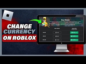 How To Change Currency In Roblox (2025) | Step-By-Step Tutorial