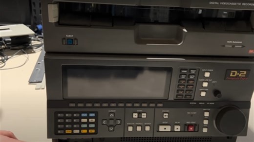 索尼，D2格式，非压缩复合数字录像机DVR-28操作效果。（详情见简介）