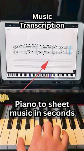 Your Piano Can Write Sheet Music Now | AI Music Transcription #piano #pianotips #music #tutorial