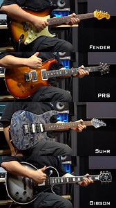 1.2M views · 28K reactions | Fender vs PRS vs Suhr vs Gibson | Queen...