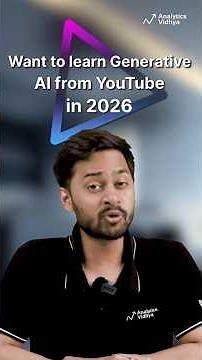 5 YouTube Channels to Master Generative AI in 2026 🚀