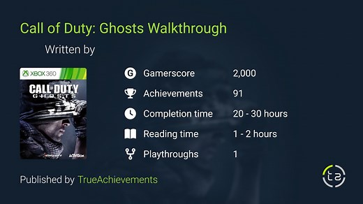 Call of Duty: Ghosts Walkthrough - Complete Game Guide