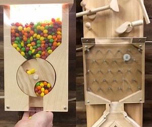 This Bottle Opener Plinko Machine Dispenses Candy Too