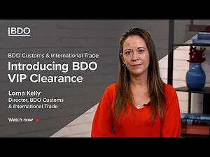 VIP Customs Clearance Service | BDO Ireland