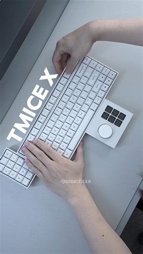 Tiancheng Luo | Build your dream keyboard setup — magnetically. This isn’t just a keyboard — it’s a customizable productivity system. With TMICE X, you... | Instagram