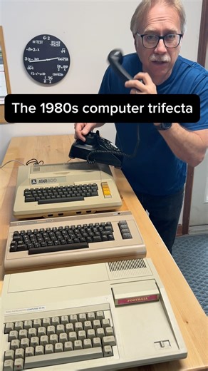 The “1980s Computer Trifecta” — three systems that shaped home computing.