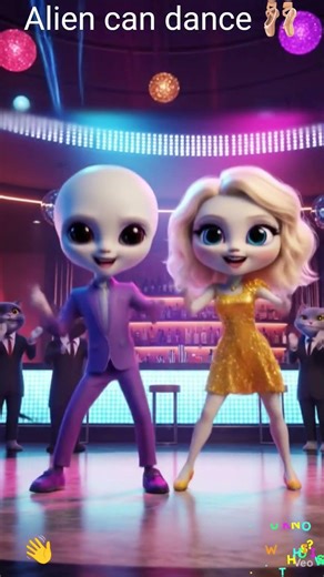 YouTube title + description + hashtags for this alien dance video 👽💃