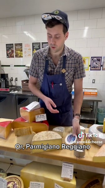 To rind or not to rind? Austin explains all the ins & outs of cheese rinds - Which can you eat and which should you avoid? Moral of the story - try the rind when its edible! The rind contains unique, complex flavors you might not find in the center of a wheel. It’s funkier, more interesting - we say go for it! #cheese #cheesetok #cheeseshop #cheeseshop #cheesemonger #fyp