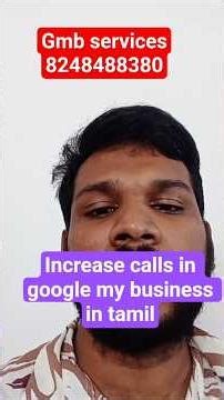 Google My Business Calls – Secret Tamil Strategy to Boost Your GMB Calls Fast!