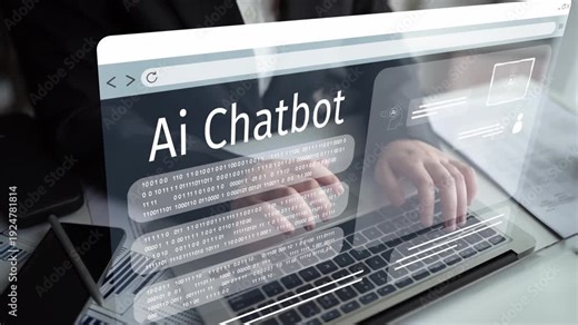 AI Virtual Assistant Artificial Intelligence Chatbot Controlled by Prompt Engineering for Explainable Generative AI information and LLM Deep Learning Technology for Smart Business Work Support. Muxer