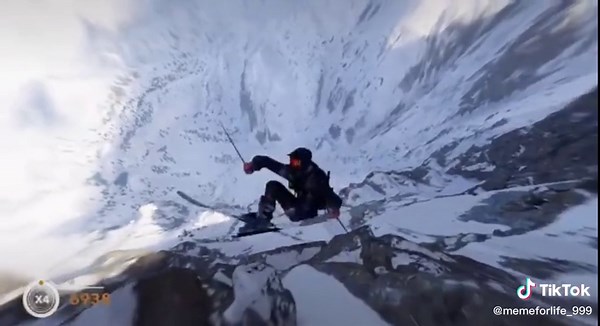 This stunt took me all day to land please don’t let this flop. #fyp #foryou #steep #stunt #skiing