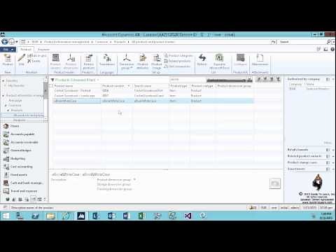 Product Information Management and Creating a new product in Microsoft Dynamics AX 2012 R3
