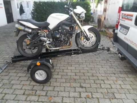 MotoMove Motorradanhänger Mono 8=1. Sicherer Motorradtransport