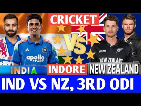 #1 India Vs New Zealand 3rd Odi Match | IND vs NZ Match Score & Commentary | Cricket Match gameplay