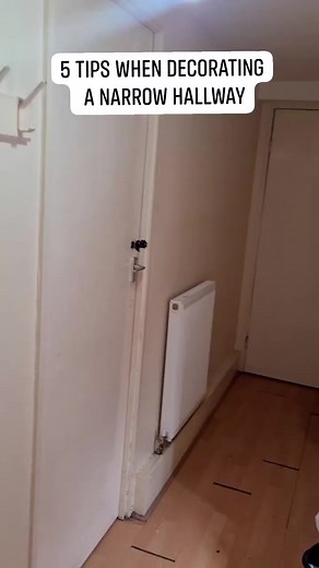 5 Hacks To Decorate A Narrow Hallway #homehacks #DIY #painting #homeimprovement #hallway | tanyahomeinspo