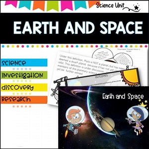 Space, Solar Systems, Planets-Earth Primary Grades Science Unit