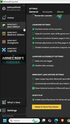 How to play older versions of minecraft | #minecraft #minecraftalpha #minecraftbeta #minecraftold