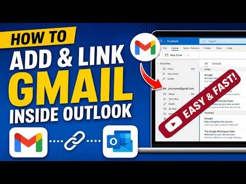 how to add and link gmail inside outlook 2026