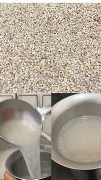 ಬಾರ್ಲಿ ಗಂಜಿ ಆರೋಗ್ಯಕ್ಕೆ ಅಮೃತ | Barley Ganji Recipe | ಮನೆ ಮದ್ದು | Healthy Detox Drink | #shorts