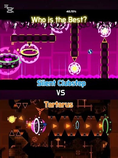 Silent Clubstep vs Tartarus | Geometry Dash