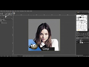 Gimp Tutorial - How to remove a background from an image quickly and cleanly.