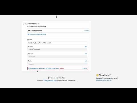 Import CSV or XLSX files into Google Big Query