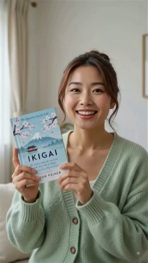 The Japanese Secret to a Happy Life 🌸 | Ikigai Book Summary #shorts #viral