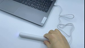 NUHUi UV LED Heating Rod Warming Heating Stick Toys Heater Space Keep Hand Warm Winter Automatic Temperature Control Heater 42-52℃ with Lamp Big Size 8.3 Inch Length,Portable to Carry