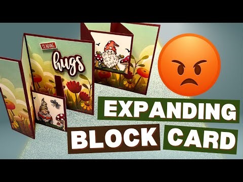 Not the Best Start to my Day!!! 😡 Attempting a Expanding Block Card!