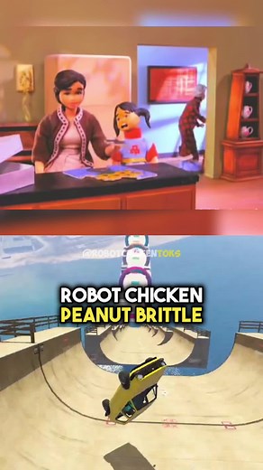Funny Robot Chicken Skit Featuring Grandma and Peanut Brittle