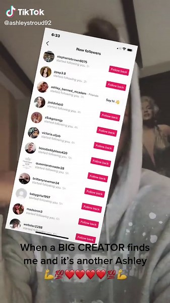 @ashley_banned_mcadam you made my day when I woke up to not only you following me but taking time to leave some words of wisdom❤️#fyp #ScreamItOut #LizzosBigGrrrls #lesbiansoftiktok🏳️‍🌈 #dirtymindedchickisalwayscrazy #ImoniCarly