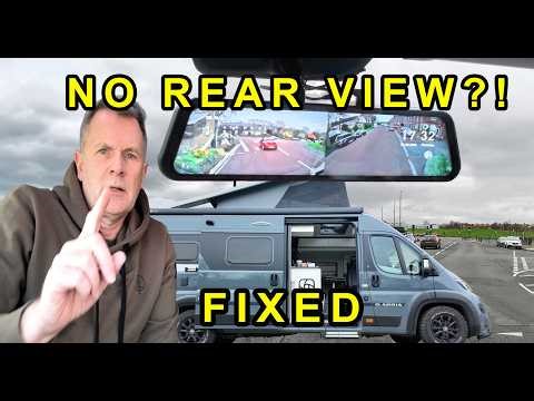 Finally, I Fixed My Campervan’s Biggest Problem… (No Rear View?!) - Wolfbox G900 Pro Dashcam Install