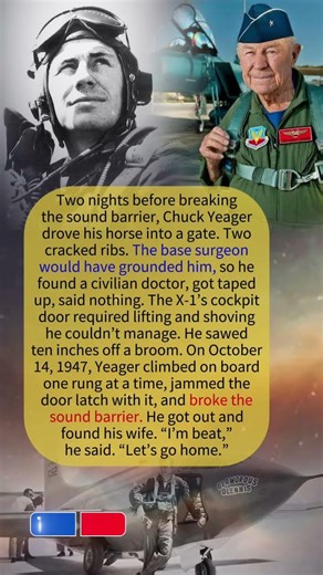 He Broke the Sound Barrier With a Broomstick