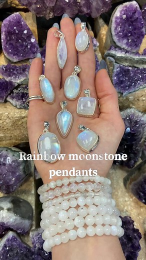 Which is your favorite? Rainbow moonstone Also known as White...