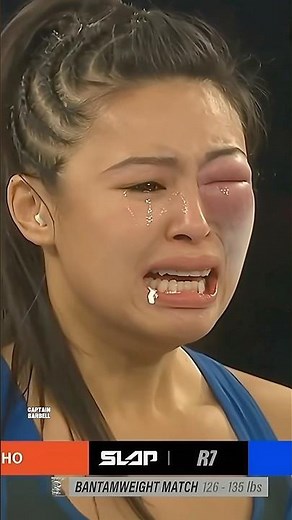 HER FIRST AND LAST FIGHT IN THE SLAP CONTEST