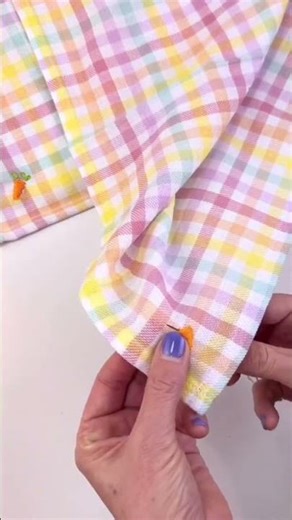 Beginner Embroidery Carrot DIY 🥕