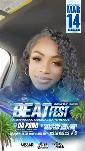 March 14th we settin’ Da Pond on FIRE! 🔥🇧🇸 Pull up to Beat Fest on Fire Trail Road! Mama D! Funky D! Shine! Stevie S! Veronica Bishop! Sharade Taylor! Da Pond Band and MORE! 🎶 This ain’t just a concert… It’s the ultimate Bahamian experience! If you love Rake N Scrape, down-home vibes, and pure island energy — You better be there! 👀 March 14th… Da Pond… don’t miss it! 💃🏾🔥 #BahamianVibes #KeepTheVibeAlive #bahamianculture #event #concert #BahamianMusic @🇧🇸SHINE242🇧🇸 @MamaD | Singer-Son