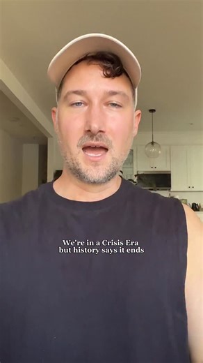 Drew Tillman on Instagram: "Book: The Fourth Turning Is Here by Neil Howe. The book argues that history moves in repeating eighty year cycles made up of four generational phases: The High, The Awakening, The Unraveling, The Crisis. According to this framework, societies periodically enter a crisis era marked by instability and upheaval, followed by a period of rebuilding and renewal with stronger social cohesion, institutions, and economic prosperity."