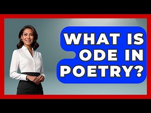 What Is ODE In Poetry? - Tales And Texts