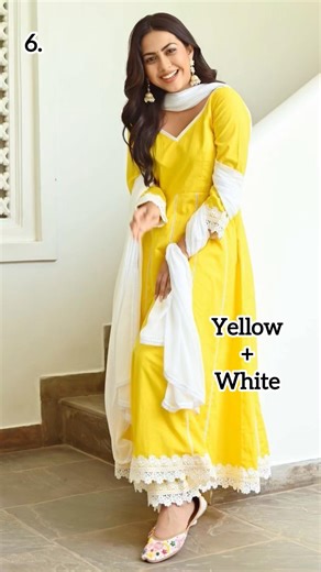 Yellow k sath kon se colour constrast kr skti hai #trending #colorsinfinity #colorcontrast #colors