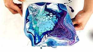 363K views · 1.8K reactions | Wait for the surprise! Hidden Waterfall fluid acrylic pouring. | Fluid Art Studios | Facebook