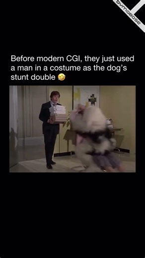 🏆 Before modern CGI, they just used a man in a costume as the dog's stunt double - Long Meme