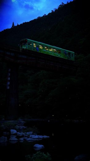 Nishikigawa Seiryu Line and Fireflies | Magical Railway Night in Japan ✨🚃
