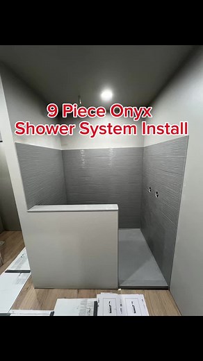 Onyx Shower System Installation for Custom Home
