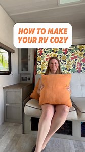 A few simple ways to make your RV feel a little more like your home! #tinyhomeonwheels #rvhome #rvlife #fulltimervers #traveltrailerlife #rvinterior #rvdecor | Travels with Ted Blog
