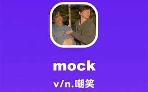 mock：嘲笑