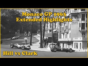 Monaco GP 1963 - Extended Highlights (French TV)
