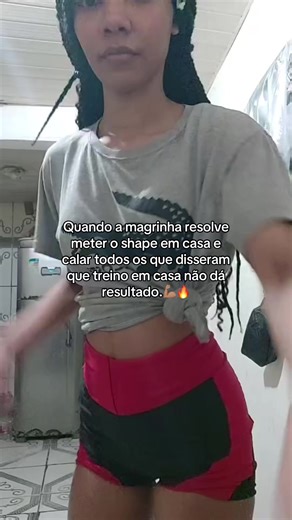 Magrelinha e o Treino em Casa: Resultados Surpreendentes