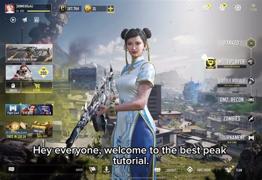 Slide Peak Movement Tutorial for CODM